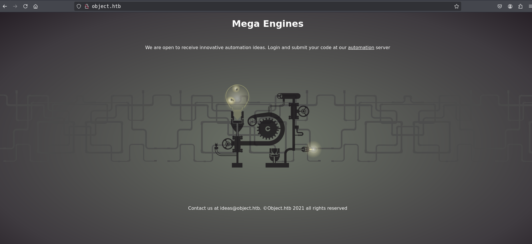 Landing page
